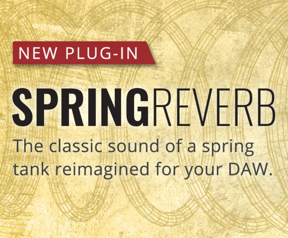 Eventide 发布主机及 iOS 版 Spring Reverb 弹簧混响插件