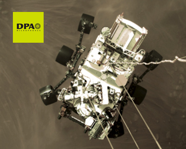 毅力号使用DPA麦克风传来火星的第一声