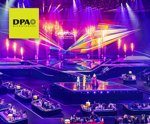 DPA话筒用于2021年欧洲电视歌唱大赛（ESC）