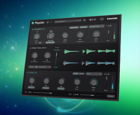 Eventide 发布 Physion Mk II 声音结构分离多效果插件