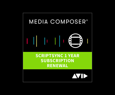 Media Composer ScriptSync 1Y Subscription RENEW