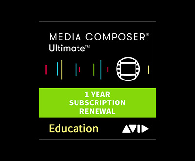 Media Composer Ultimate 1Y Subscription EDU RENEW