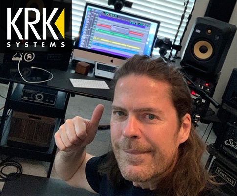 前凯莉·安德伍德吉他手 Shawn Tubbs 使用 KRK V8 监听音箱助力录音室创作