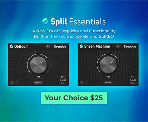 Eventide 发布 Split Essentials 分离要素系列，首发两款针对低频和高频的插件